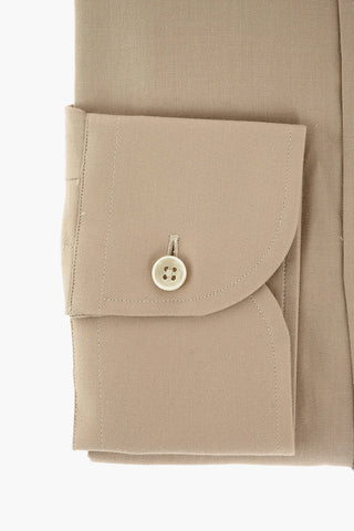 CIRCLE Popeline Cotton Shirt with Standard Collar