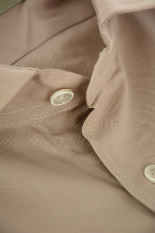 CIRCLE Popeline Cotton Shirt with Standard Collar