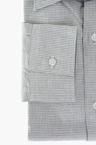 CC COLLECTION Camicia Pied de Poule con Collo Francese