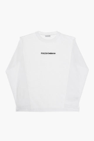 Long Sleeve T-shirt with Embroidered Logo