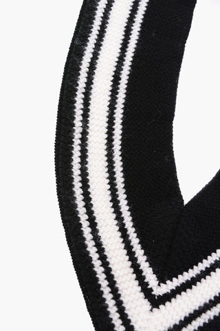 MM10 wool v-neck collar