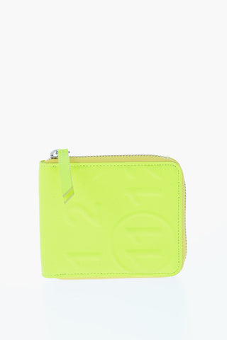 MM11 faux leather wallet with zip closure