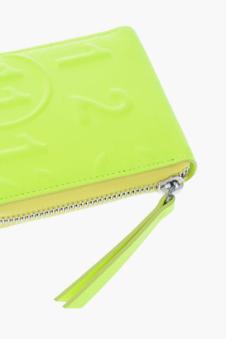 MM11 faux leather wallet with zip closure