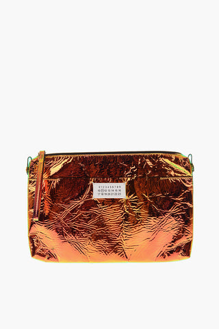 MM11 reflective pochette with zip closure
