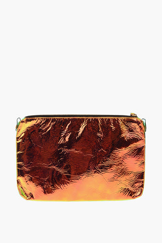 MM11 reflective pochette with zip closure