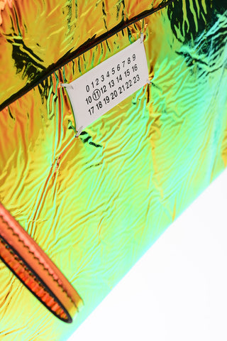 MM11 reflective pochette with zip closure