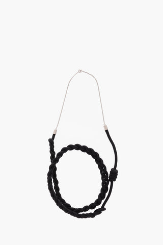 collana in pelle intrecciata