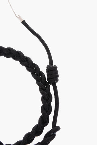 collana in pelle intrecciata