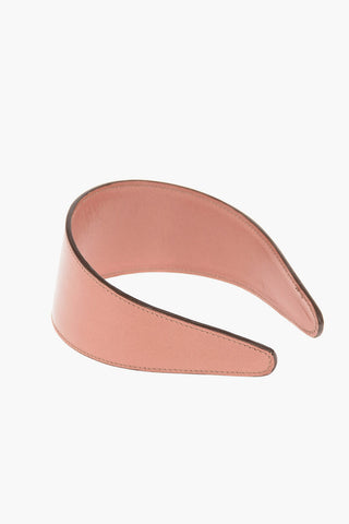 Brushed Leather Maxi Hairband