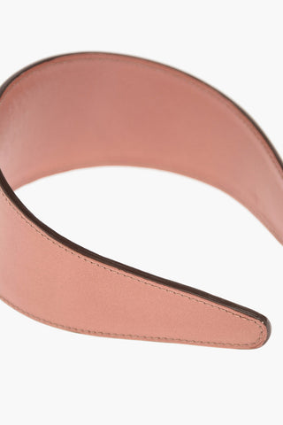 Brushed Leather Maxi Hairband