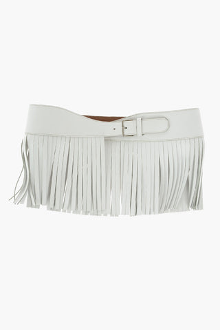 Leather Fringed Belt