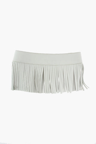 Leather Fringed Belt