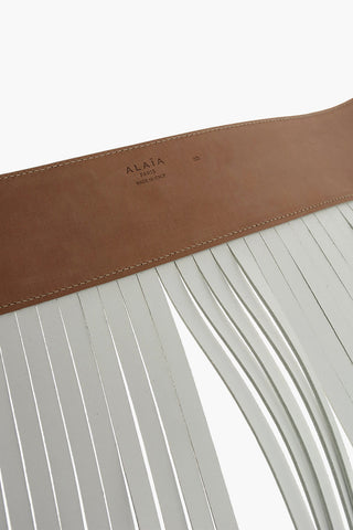 Leather Fringed Belt