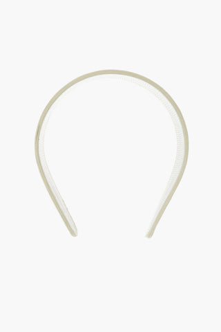 Reptile Printed Leather Maxi Hairband