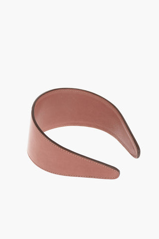 Brushed Leather Maxi Hairband