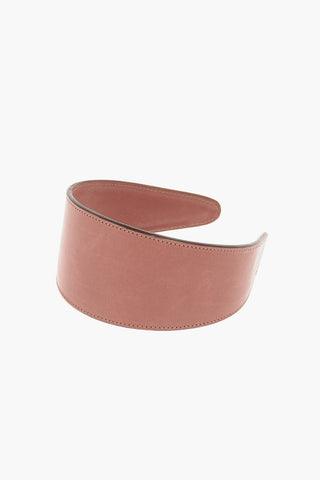 Brushed Leather Maxi Hairband