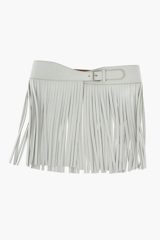 Leather Fringed Belt