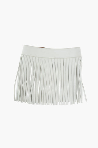 Leather Fringed Belt