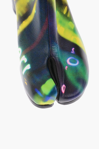 MM22 Stivaletti TABI in pelle stampata 7.5cm