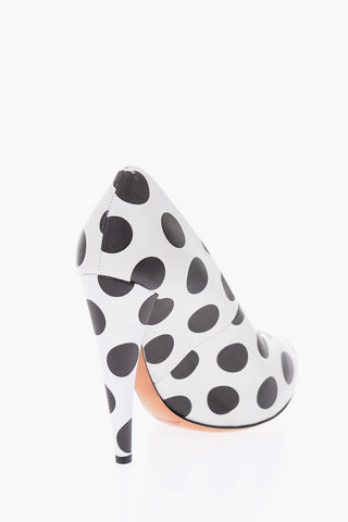 MM22 decollete in pelle  pois 12,5cm