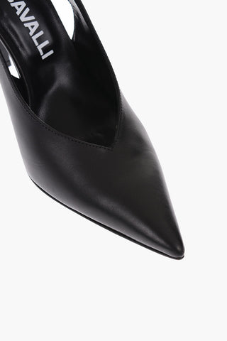 Slingback in pelle Tacco a Rocchetto 10cm