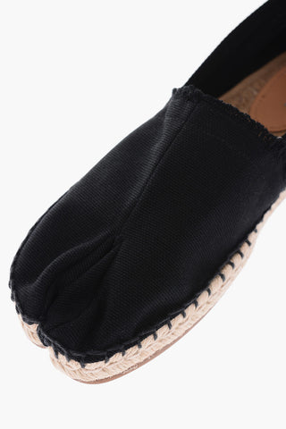 MM22 leather and fabric TABI Espadrilles