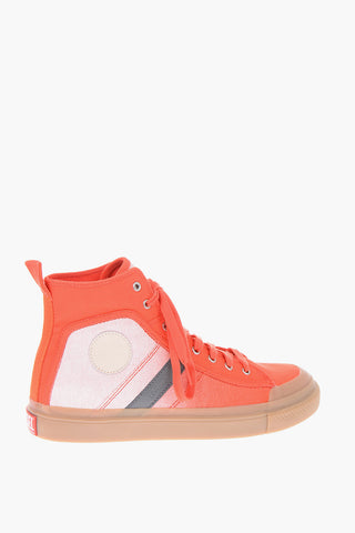 RED TAG Shaded fabric high sneakers