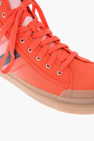 RED TAG Shaded fabric high sneakers