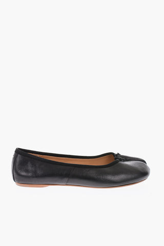 MM22 leather TABI Ballet flats