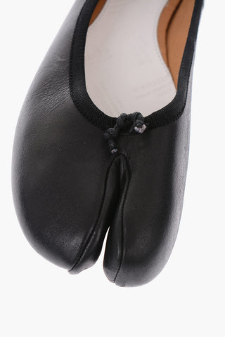 MM22 leather TABI Ballet flats