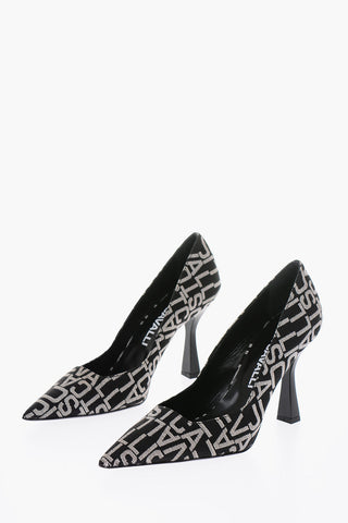 10cm all over logo fabric pumps with Spool Hee