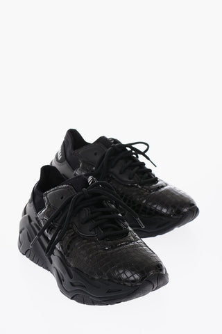 P1THON leather sneakers