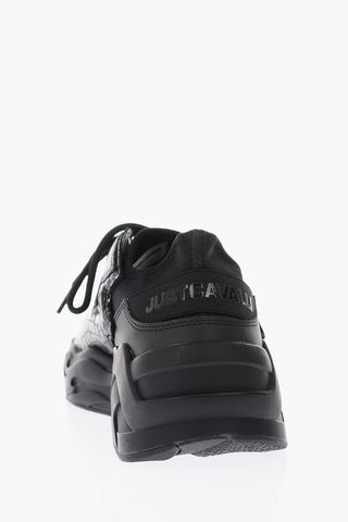 P1THON leather sneakers