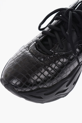 P1THON leather sneakers
