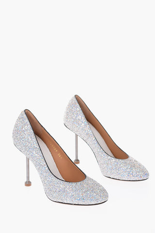 MM22 8cm glitter Pumps