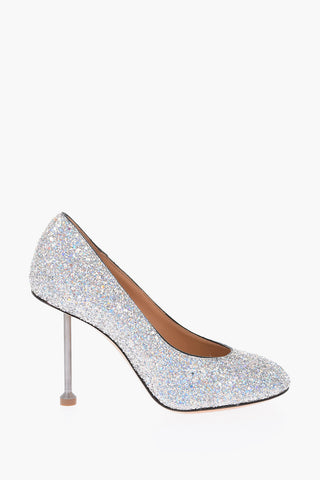 MM22 8cm glitter Pumps