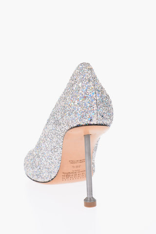 MM22 8cm glitter Pumps