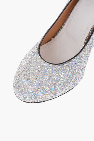 MM22 8cm glitter Pumps