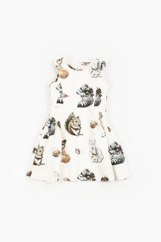 Sleeveless Printed Dress