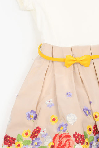 Flared Dress with Belt