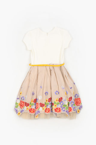 Flared Dress with Belt
