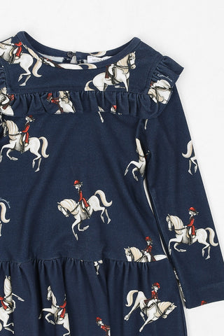 Printed Flared Dress
