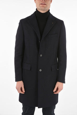 CC COLLECTION Cashmere and Virgin Wool Chesterfield Coat