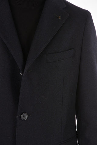 CC COLLECTION Cashmere and Virgin Wool Chesterfield Coat