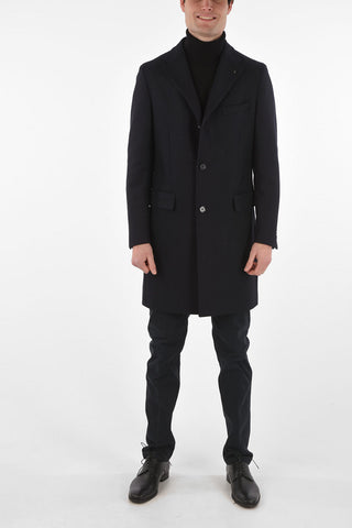 CC COLLECTION Cashmere and Virgin Wool Chesterfield Coat