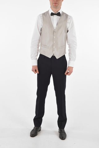 Silk Herringbone CERIMONIA ACADEMY Vest