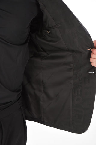 Blazer Monopetto Jacqard con Tasche ad Aletta