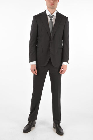 Virgin Wool Herringbone LEADER Suit