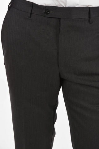Virgin Wool Herringbone LEADER Suit