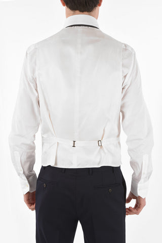 Silk Herringbone CERIMONIA ACADEMY Vest